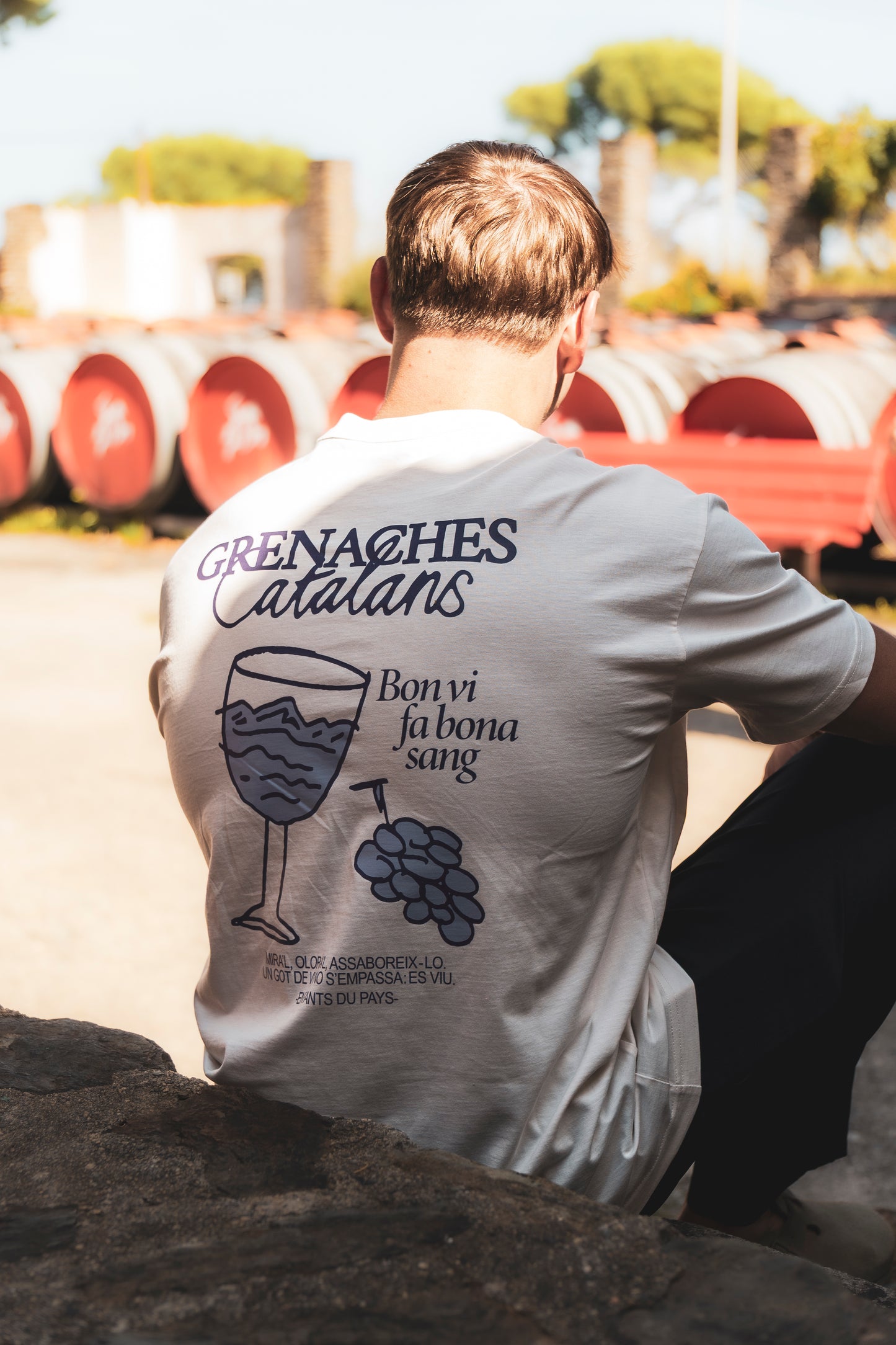 T-shirt "Grenaches Catalan" Beige